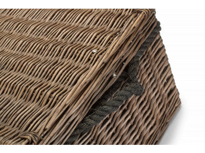 5060248646465 24" Antique Wash Rope Handled Trunk EH057 Brambles Cookshop 5