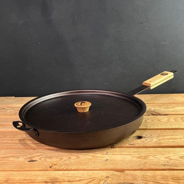 NFS-476FH Netherton Foundry 13" chef's sauté pan with front handle