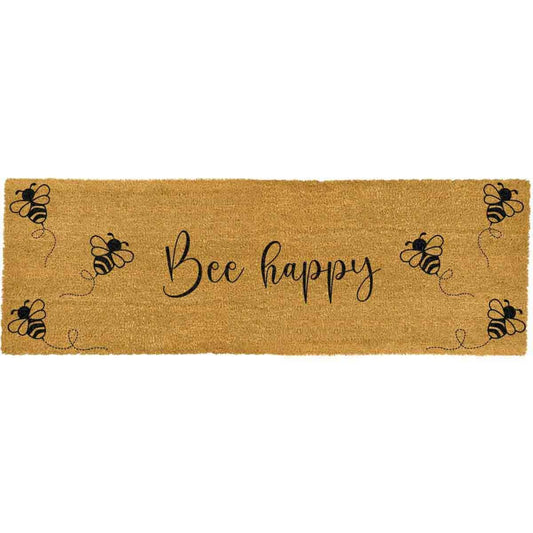 Artsy Mats Bee Happy Patio Doormat  120 x 40  CM 748367548628