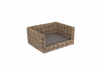 5060428558779 Luxury Rattan Dog Sofa Bed - Small RA014 Brambles Cookshop 1