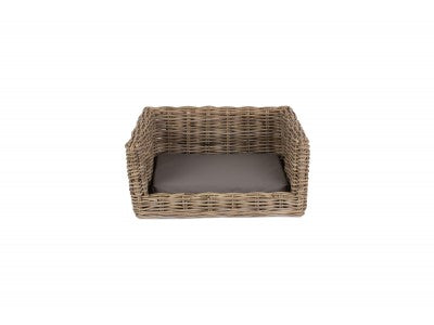 5060428558779 Luxury Rattan Dog Sofa Bed - Small RA014 Brambles Cookshop 2
