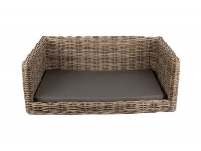 5060428558793 Luxury Rattan Dog Sofa Bed - Large RA016 Brambles Cookshop 2
