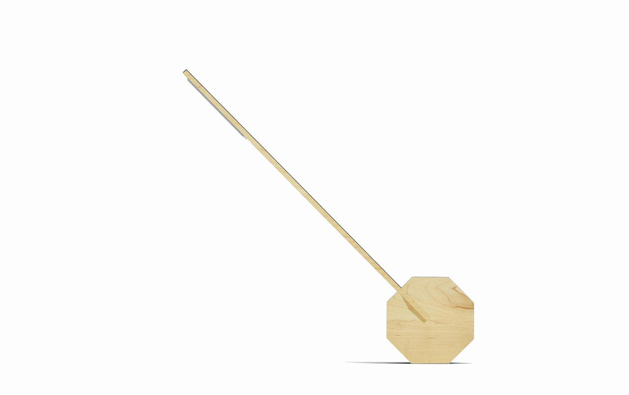 0700900317245 Octagon One Desk Lamp - Maple Gingko Design