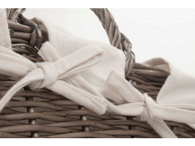 5060428559745 Antique Wash Rectangular Tapered Linen Bin H158 Brambles Cookshop 5
