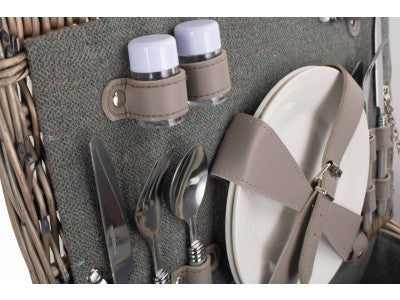 5056341800590 2 Person Grey Tweed Hamper FH113 Brambles Cookshop 7