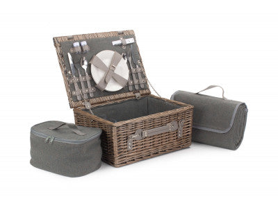 5056341800590 2 Person Grey Tweed Hamper FH113 Brambles Cookshop 2