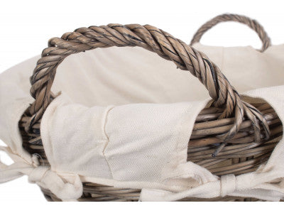 5056341800460 Small Wash Basket With White Lining H151W Brambles Cookshop 5