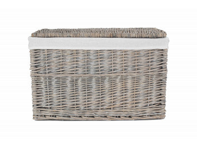 5056341802570 24" Grey Wash Storage Hamper EH159 Brambles Cookshop 3