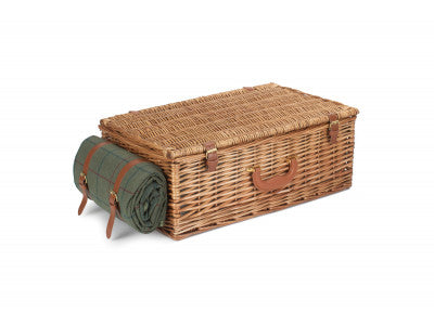 5056341802259 Deluxe Green Tweed 4 Person Hamper FH123 Brambles Cookshop 3