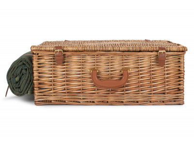 5056341802259 Deluxe Green Tweed 4 Person Hamper FH123 Brambles Cookshop 4