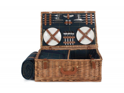5060248648704 4 Person Blue Tweed Hamper FH063 Brambles Cookshop 2