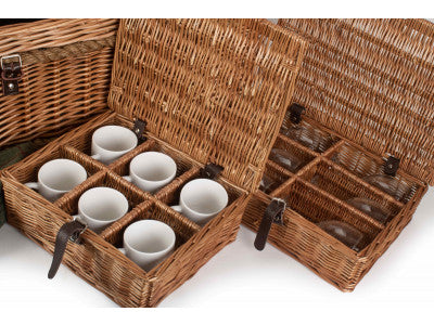 5056341802266 Rope Handled Green Tweed 6 Person Hamper FH124 Brambles Cookshop 5