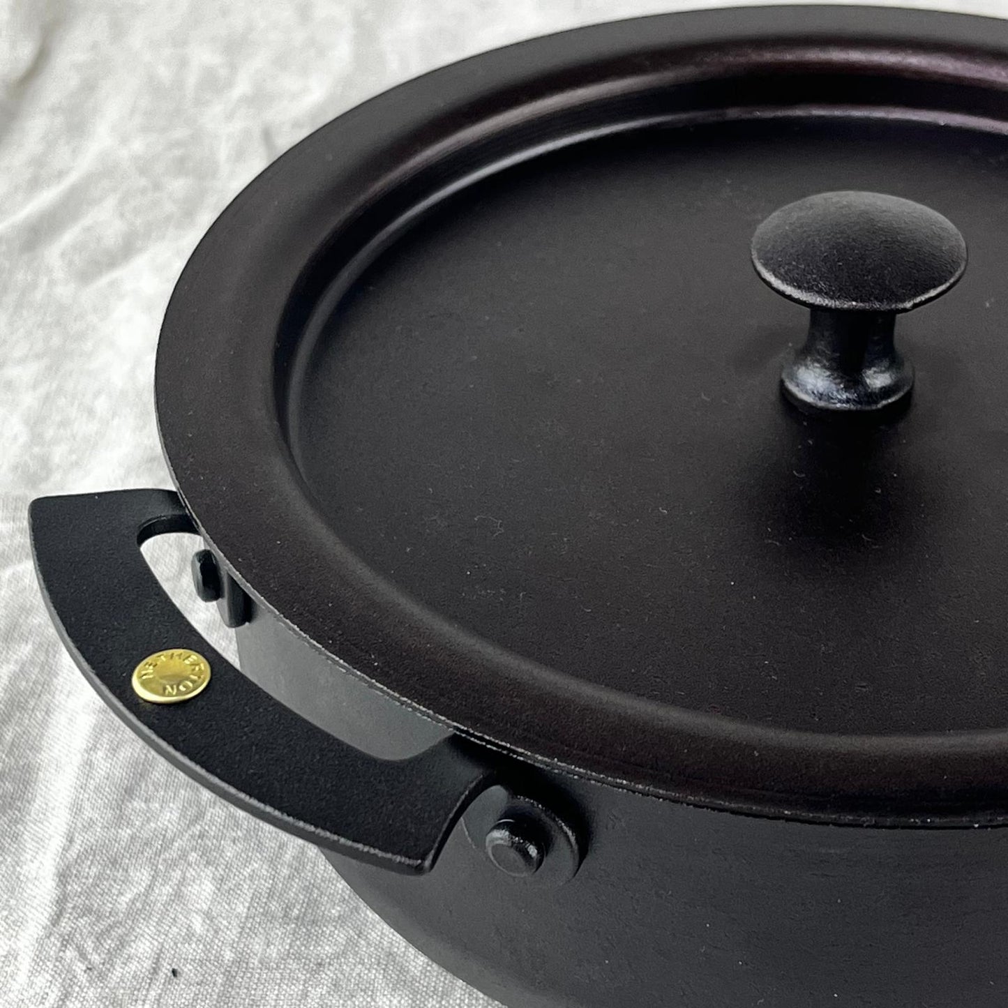 NFS-501FH Netherton Foundry 7" oven safe sauteuse pan with lid