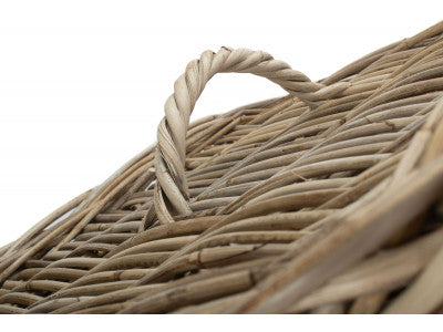 5056341804437 Large Square Rattan Laundry Hamper Basket RA045 Brambles Cookshop 4