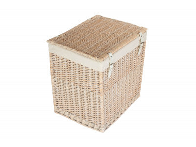 5056341804208 Size 2 - Boutique White Wash Storage Laundry Hamper With Lining H188W/2 Brambles Cookshop 3