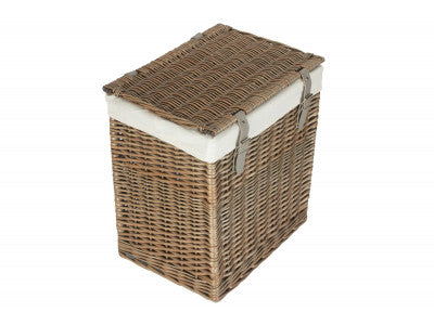5056341804222 Size 1 - Boutique Antique Wash Storage Laundry Hamper With Lining H189W/1 Brambles Cookshop 3