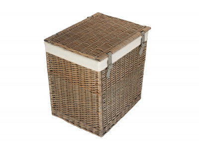 5056341804239 Size 2 - Boutique Antique Wash Storage Laundry Hamper With Lining H189W/2 Brambles Cookshop 3