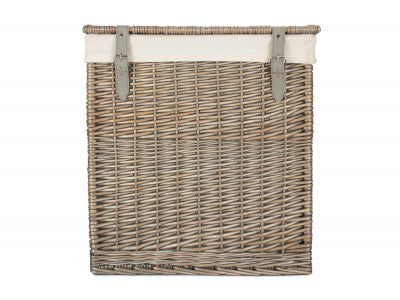 5056341804239 Size 2 - Boutique Antique Wash Storage Laundry Hamper With Lining H189W/2 Brambles Cookshop 4