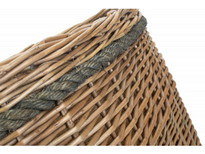 5060248648377 Large Oval Rope Handled Log Basket ST029 Brambles Cookshop 4