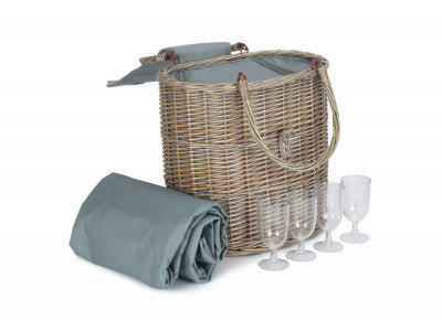 5056341805007 Oval Grey Chiller Hamper Basket FH140 Brambles Cookshop 2