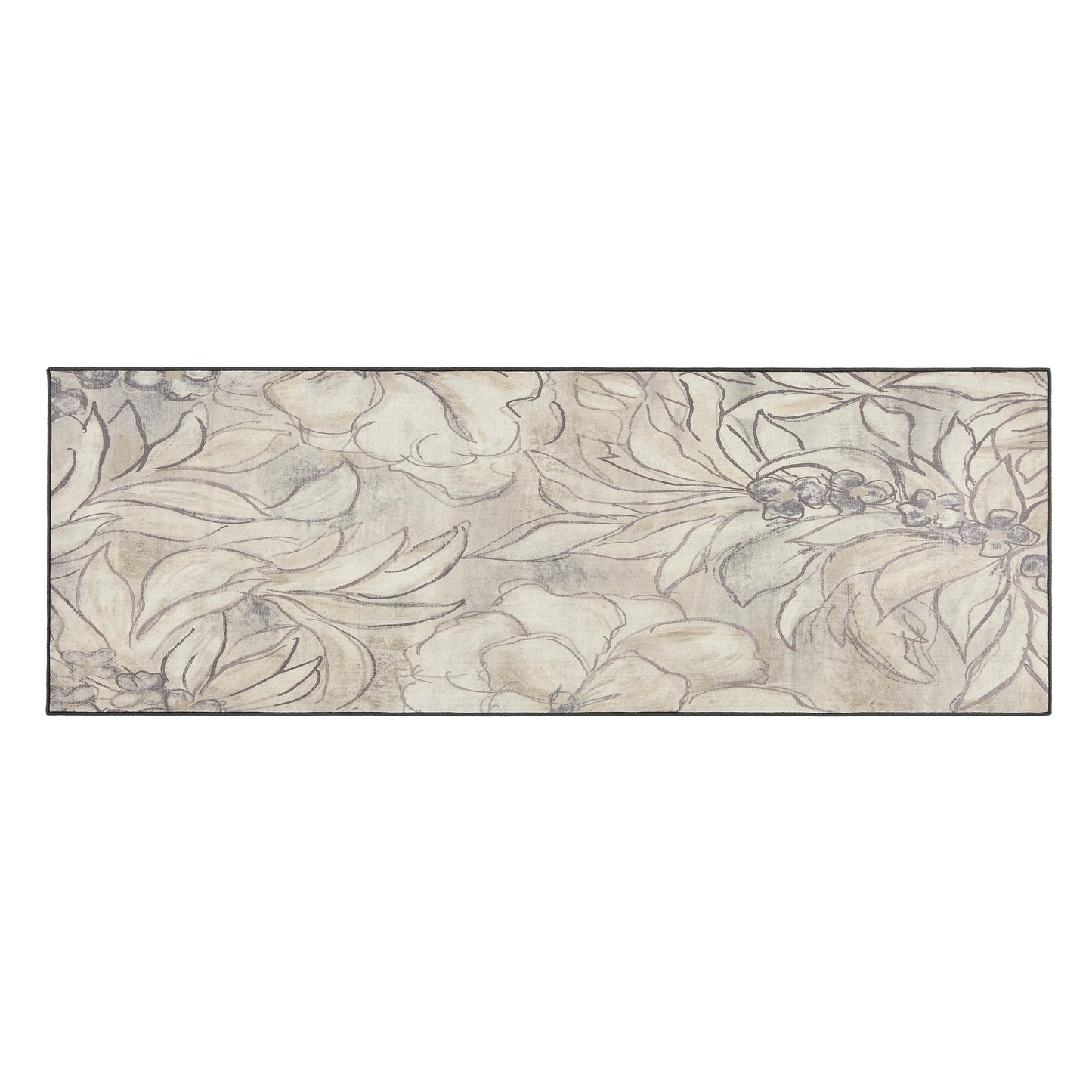 5026134621619 PT621619 Hug Rug Eco-Washable Art Floral 185X275cm