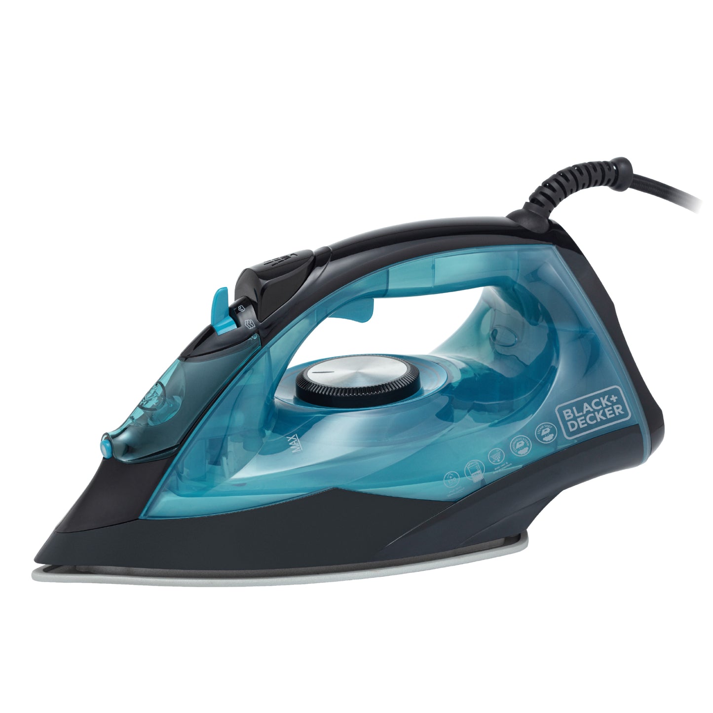 5056032985926 Black & Decker 2800W Steam Iron BXIR22002GB Brambles Cookshop 1
