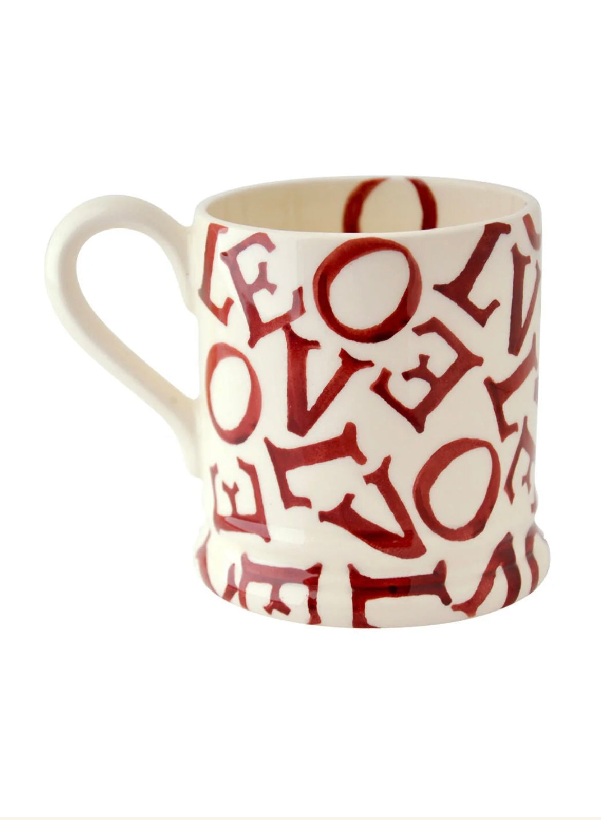Emma Bridgewater L.O.V.E Polka Red 1/2