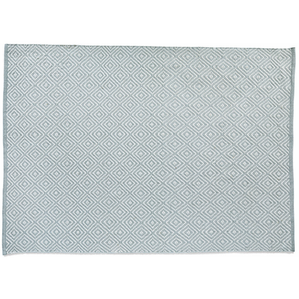 5026134540620 PT540620 Hug Rug Woven Diamond Rug Sky Grey 80X150cm