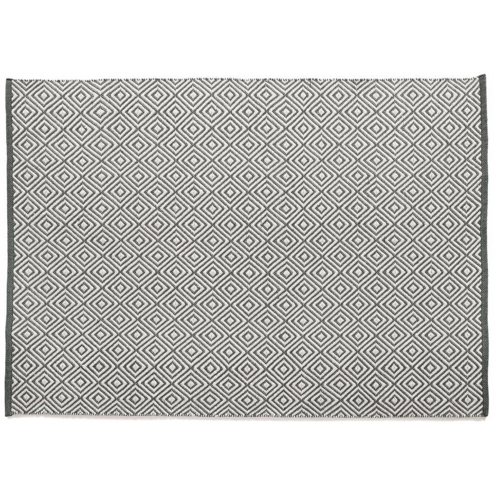 5026134562141 PT562141 Hug Rug Woven Diamond Rug Warm Grey 80X150cm
