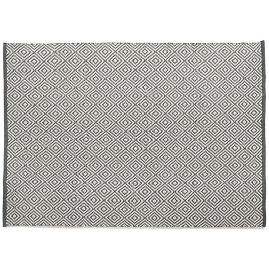 5026134562165 PT562165 Hug Rug Woven Diamond Rug Warm Grey 160X230cm