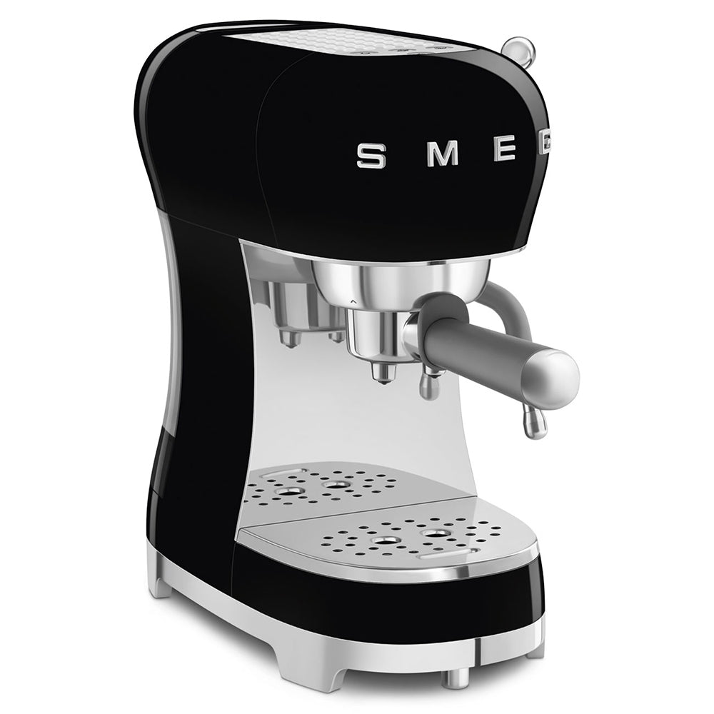 8017709332655 SMEG ECF02 Espresso Coffee Machine in Black ECF02BLUK Brambles Cookshop 3