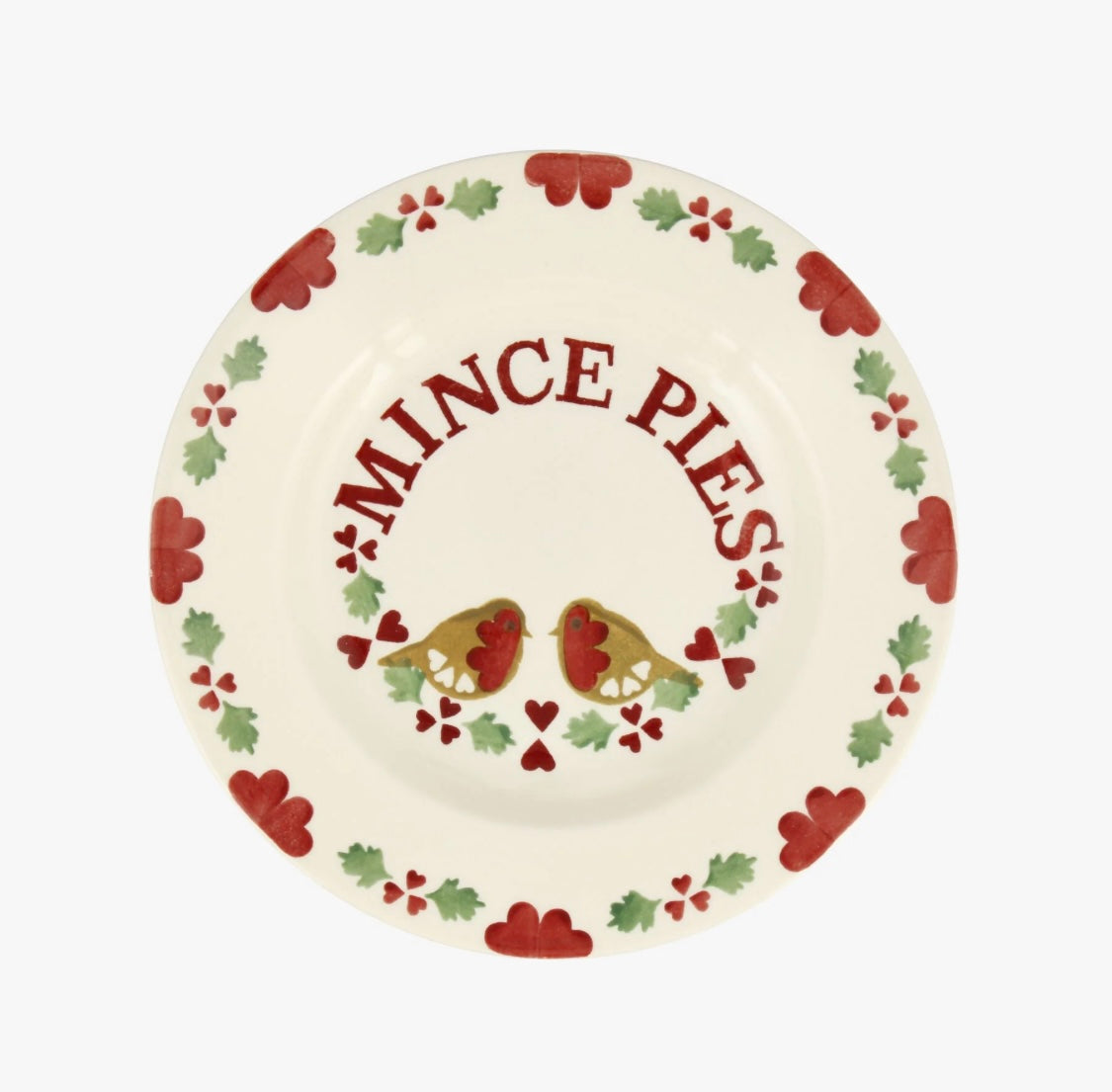 Christmas Joy Mince Pies 8 1/2 Inch Plate