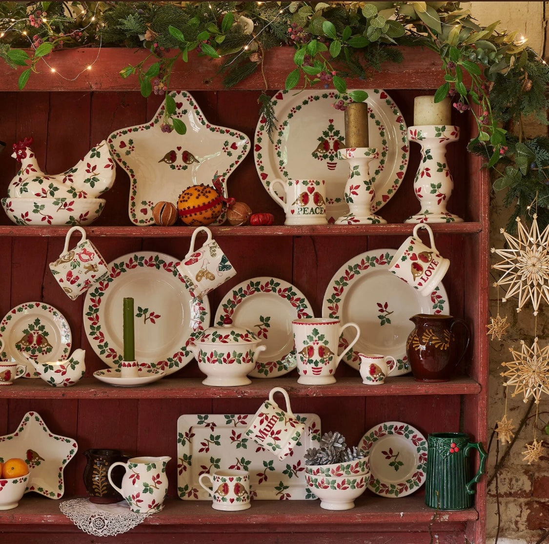 Christmas Joy Mince Pies 8 1/2 Inch Plate