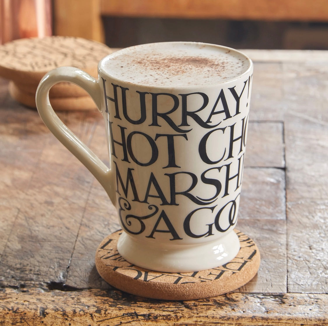 Black Toast All Over Cocoa Mug