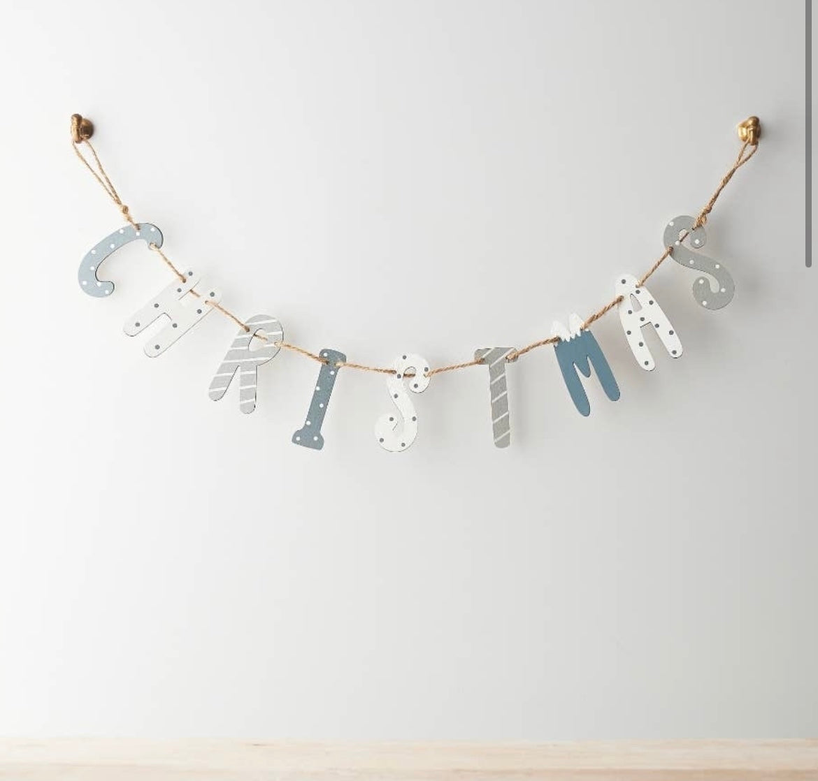 Christmas Garland, White