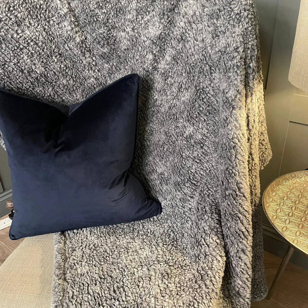 Cosy Cloud Throw - Grey