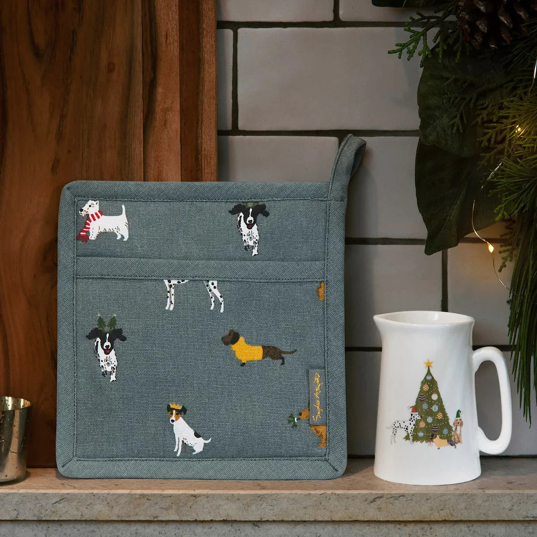 Sophie Allport Christmas Dogs Pot Grab