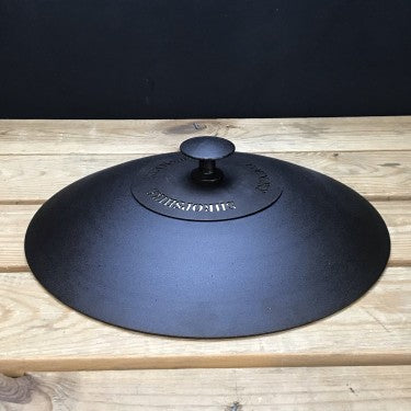 Netherton Foundry Spun iron deep oven casserole lid with cast knob NFS-105BLM