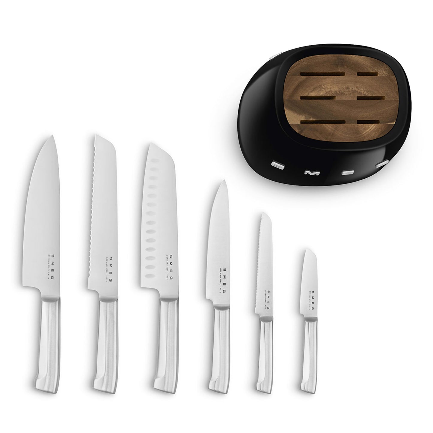 Smeg Knife Block Black KBSF02BL