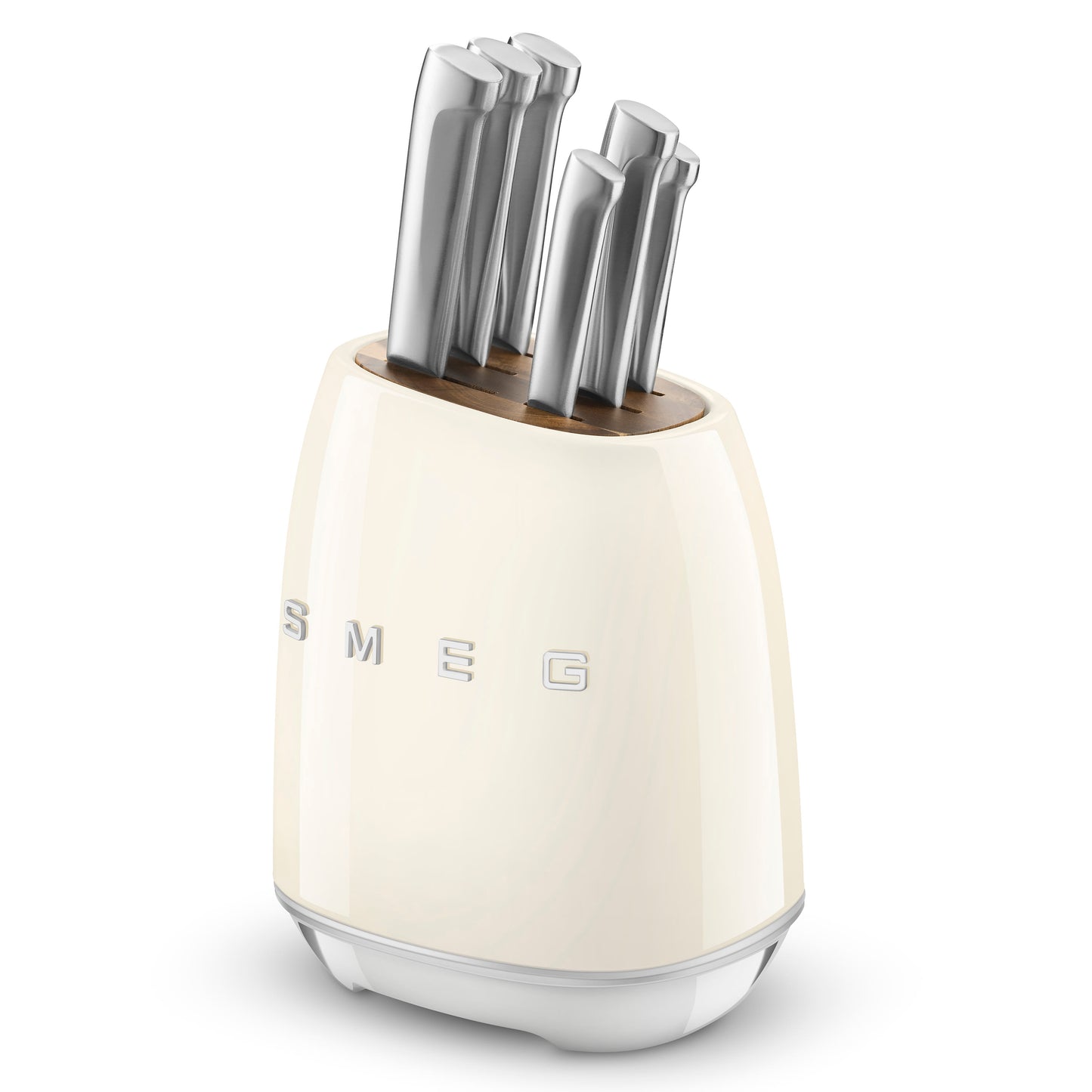 Smeg Knife Block Cream KBSF02CR