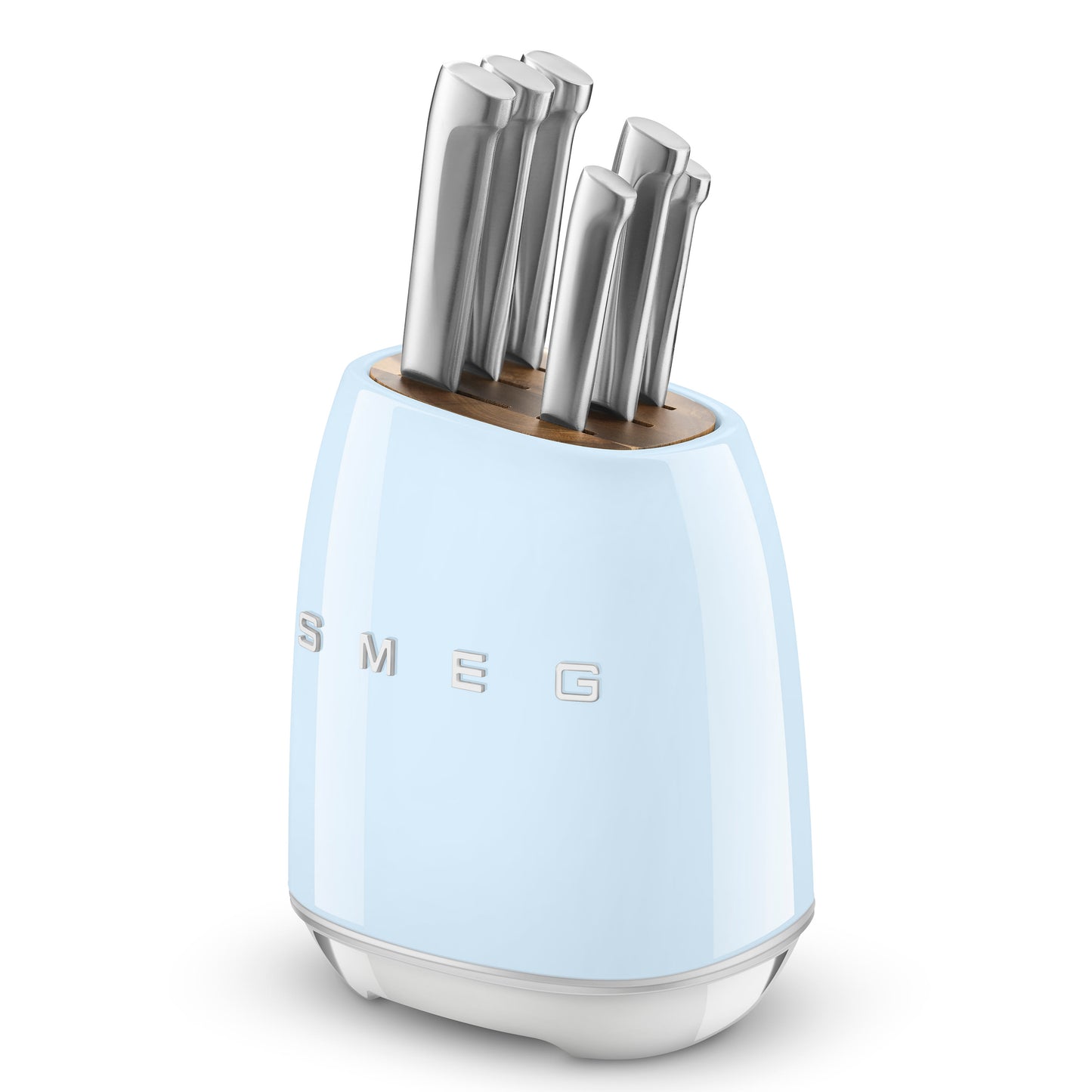 Smeg Knife Block Pastel blue KBSF02PB