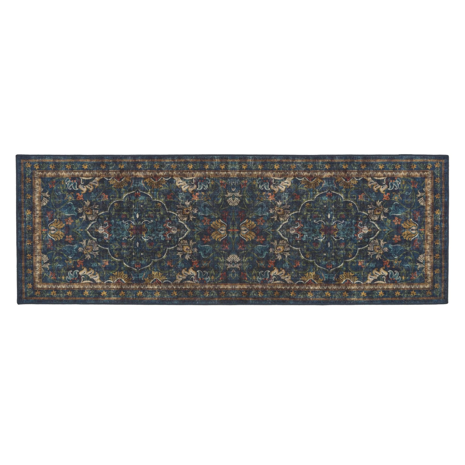 5026134622067 PT622067 Hug Rug Eco-Washable Midnight Paisley 75X220cm