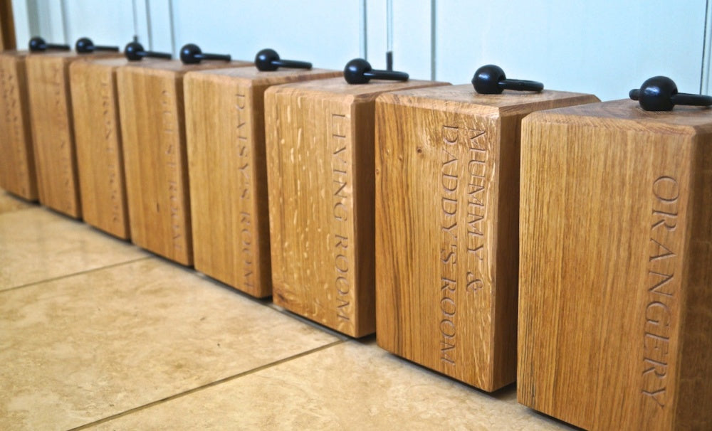 Personalised Wooden Door Stops by Make Me Something Special