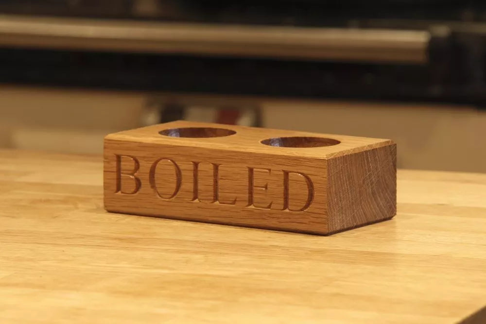 Personalised Wooden Egg Cup by Make Me Something Special