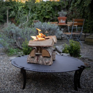 Netherton Foundry Giant black iron split fire table NFS-280F