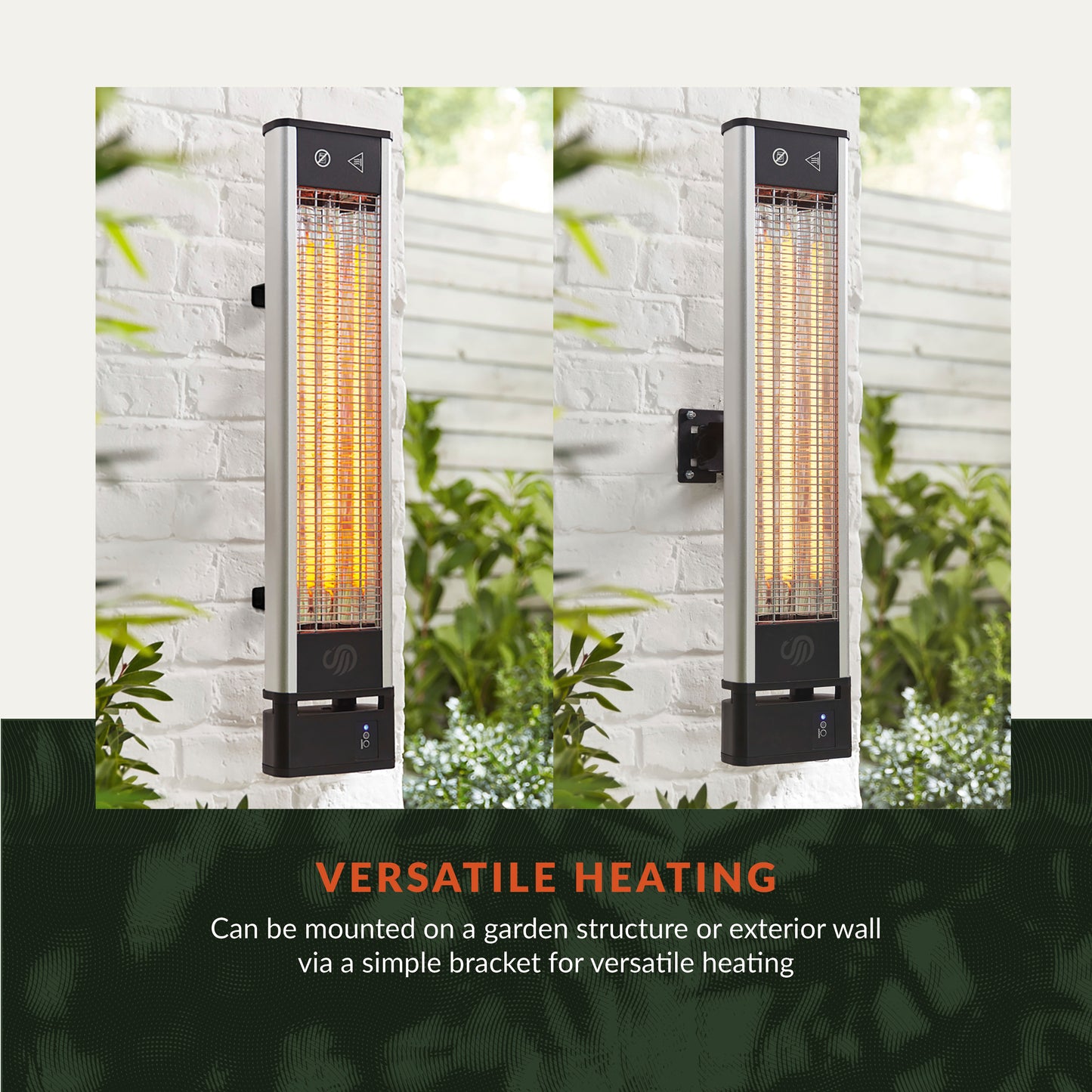 5055322535902 SWAN Wall Mounted Patio Heater SH16340N Brambles Cookshop 8