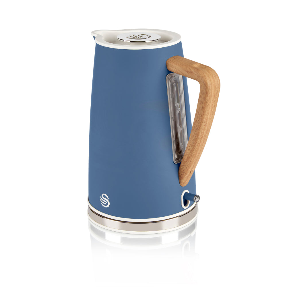 5055322543884 SWAN Swan 1.7L Nordic Style Cordless Kettle SK14610BLUN Brambles Cookshop 2