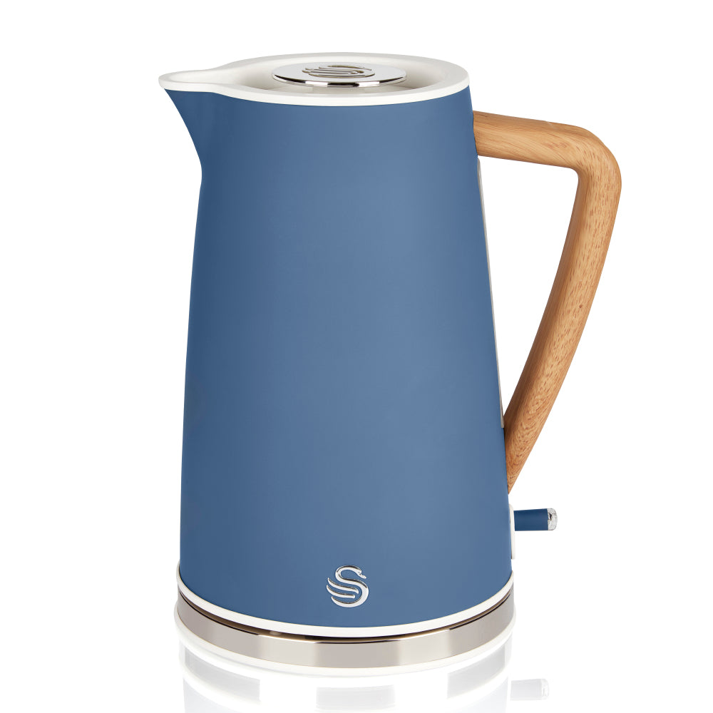 5055322543884 SWAN Swan 1.7L Nordic Style Cordless Kettle SK14610BLUN Brambles Cookshop 1