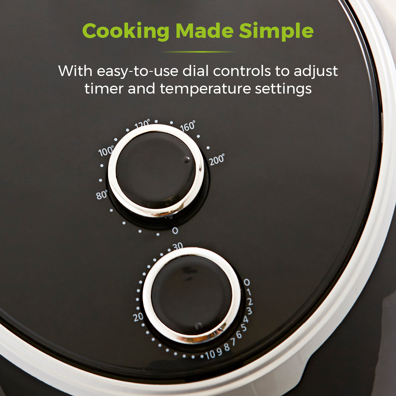 5056032983236 TOWER Vortx 4L Manual Air Fryer Black T17061BLK Brambles Cookshop 9