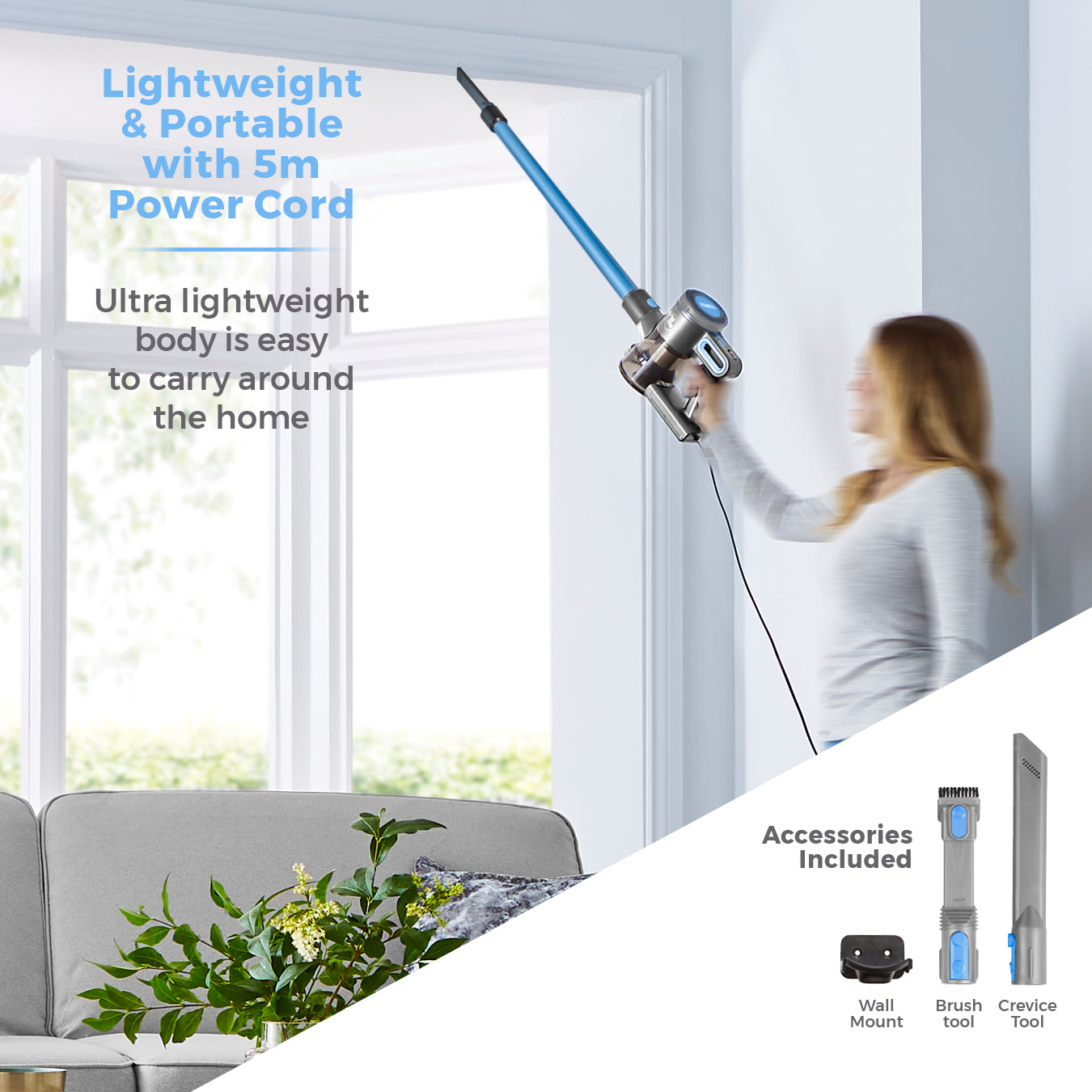 5056462346724 TOWER VL20 Performance Corded Stick 3 in 1 Corded Stick T513006 Brambles Cookshop 7